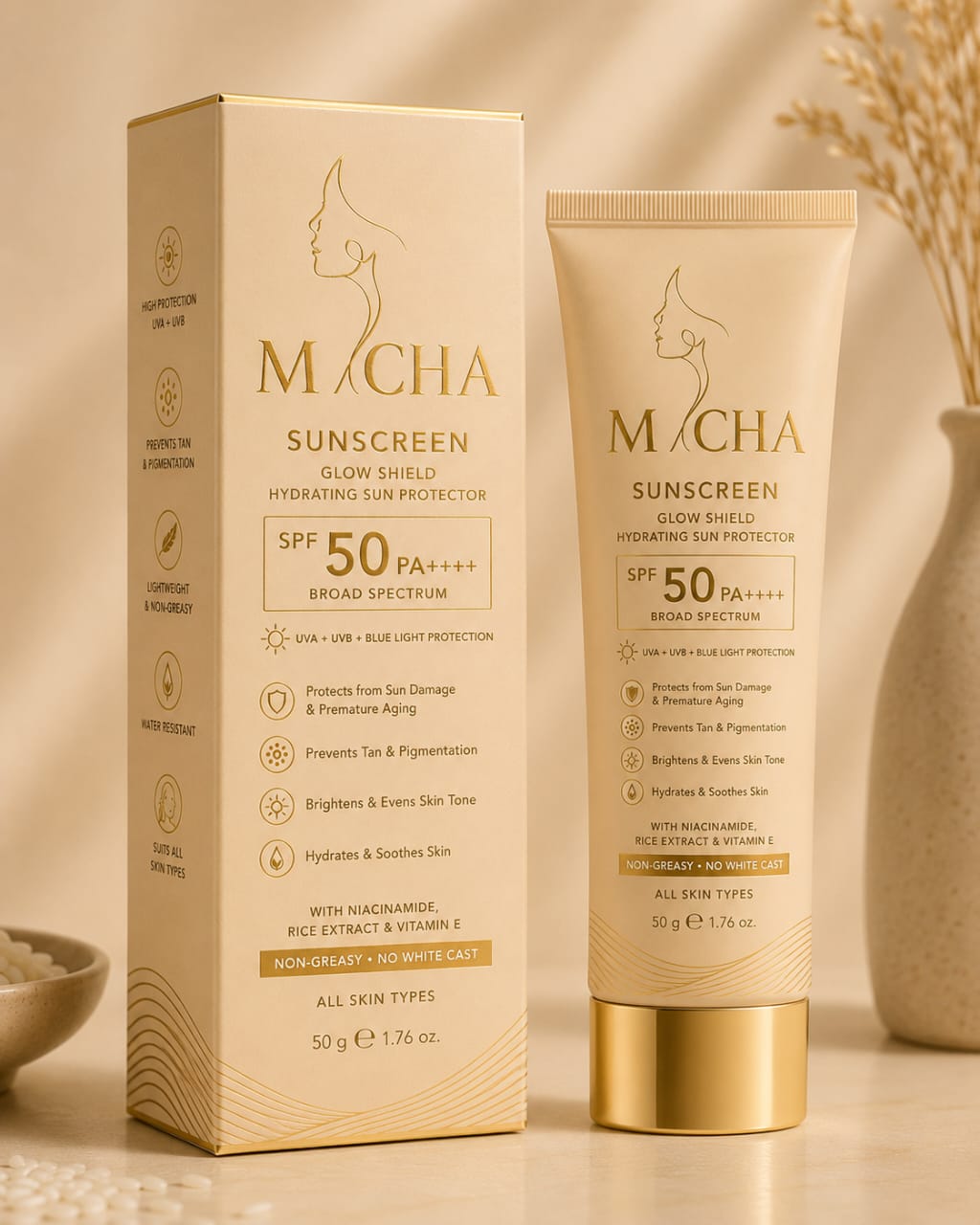 Sunscreen SPF 50 PA ++++